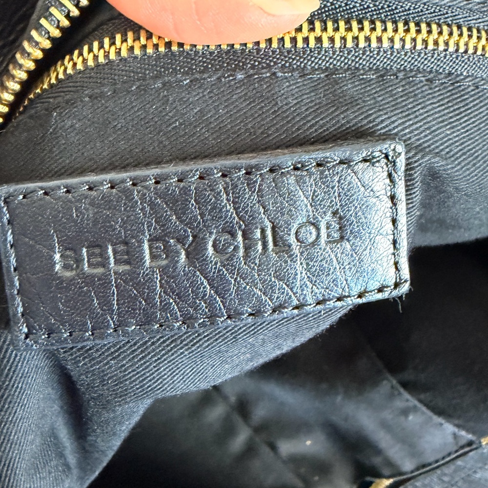 See by Chloé Black Leather Tote - Picture 10 of 13